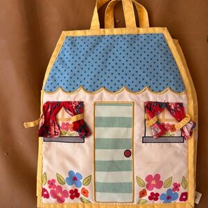 Matilda Jane Yellow Blue Red Floral Playhouse Tote